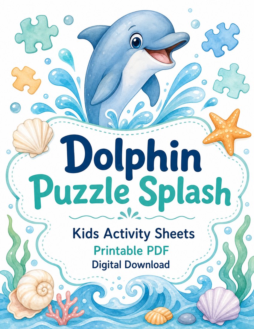 Preview: Dolphin Puzzle Splash