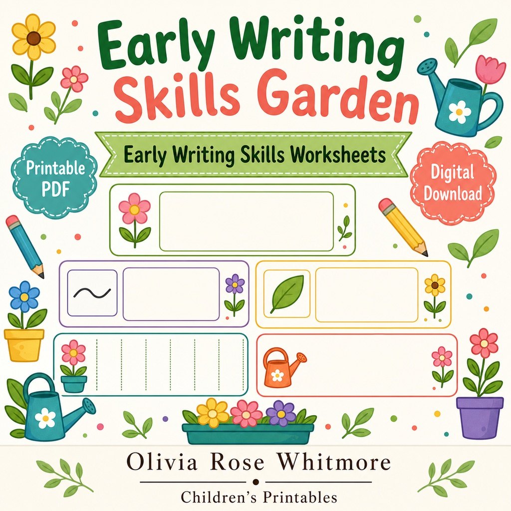 Preview: Early Writing Skills Garden