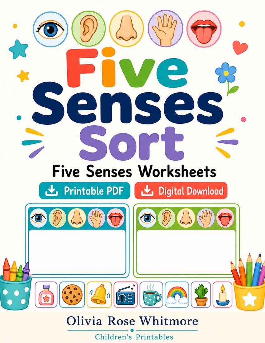 Preview: Five Senses Sort