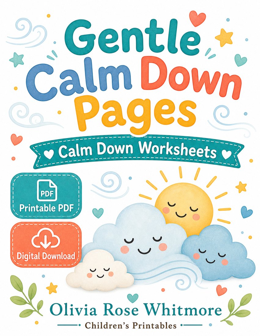 Preview: Gentle Calm Down Pages