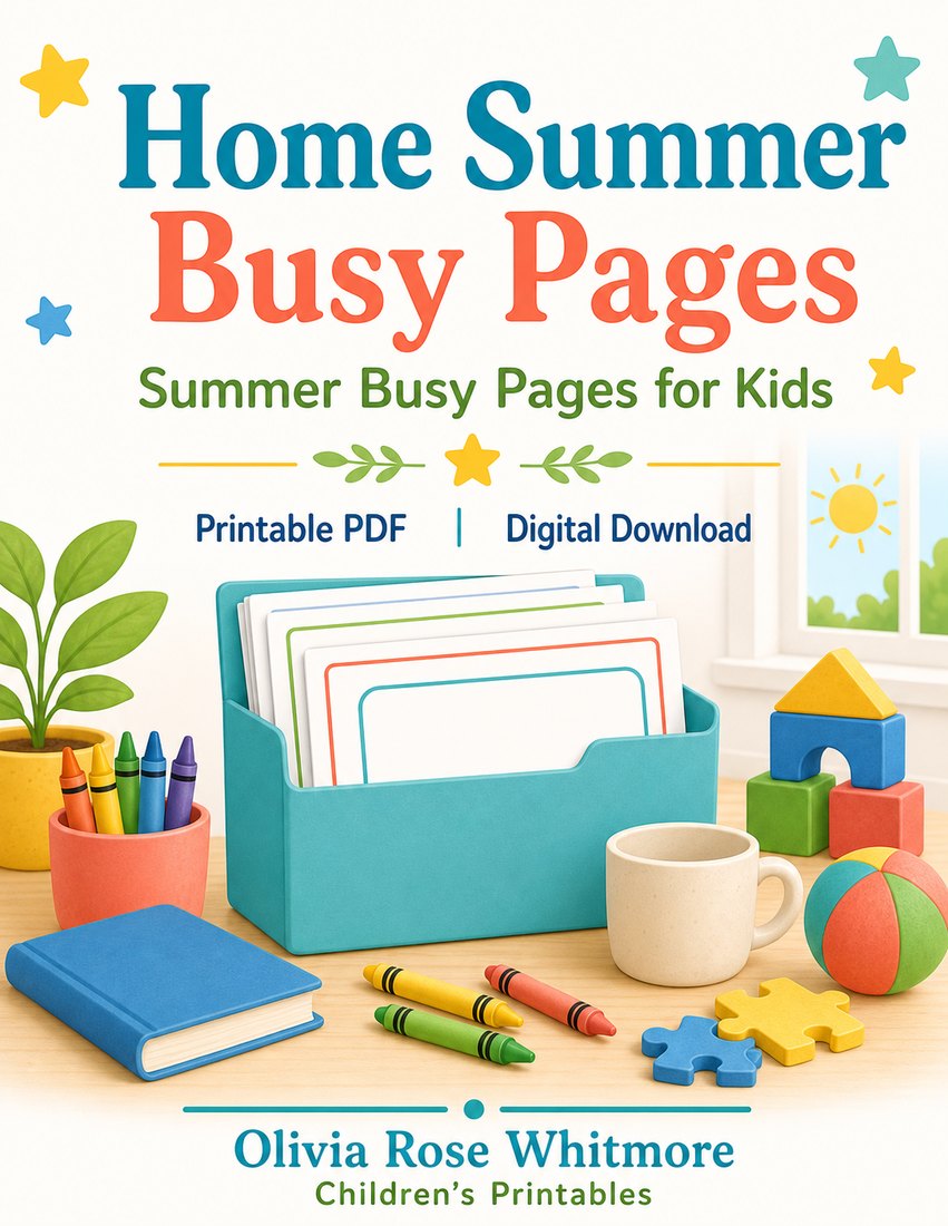 Preview: Home Summer Busy Pages