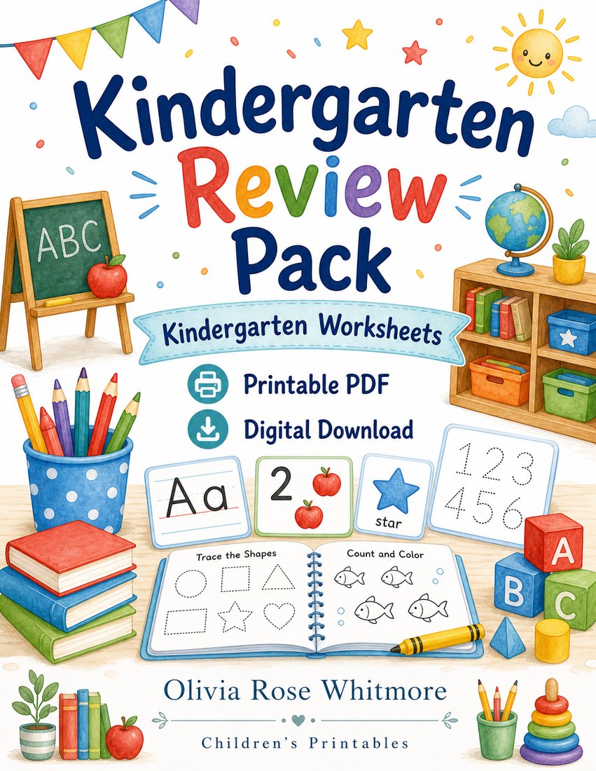 Preview: Kindergarten Review Pack