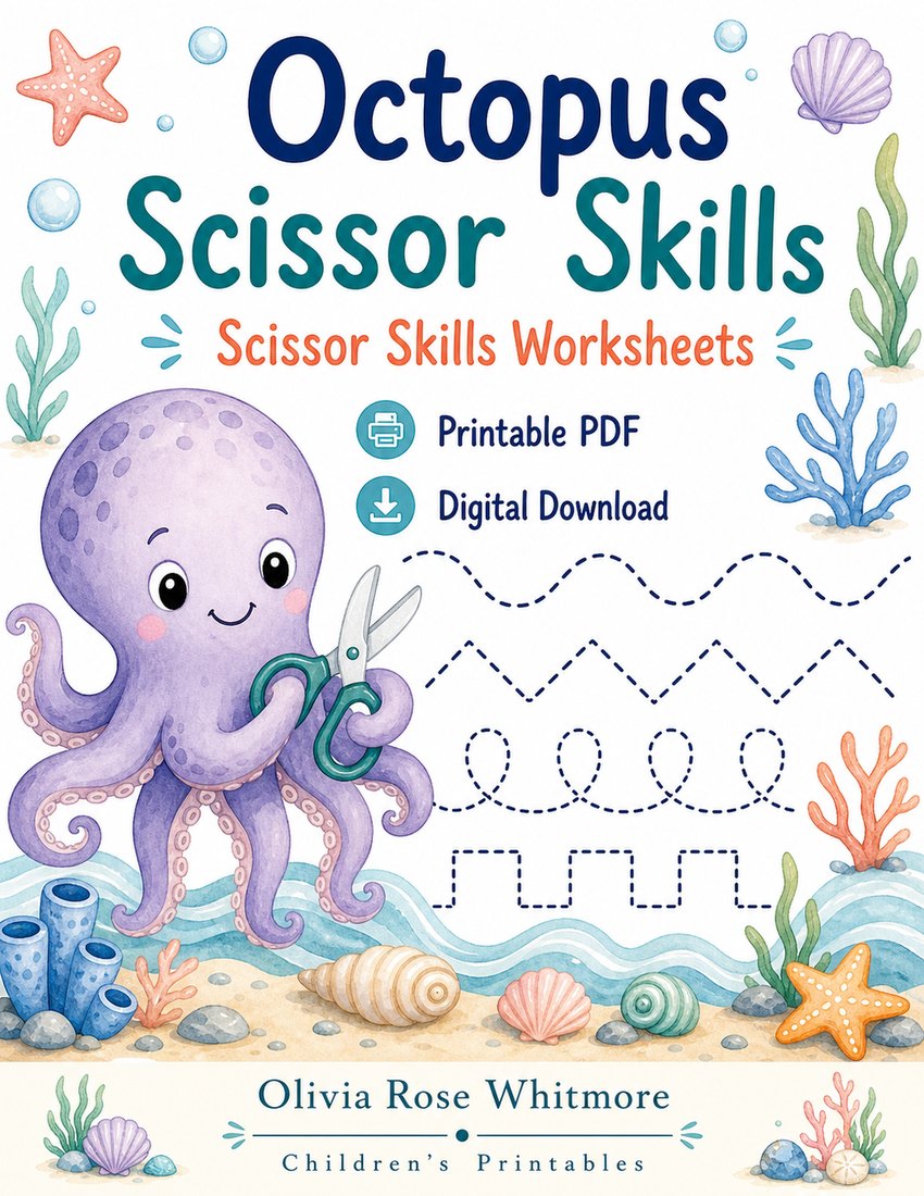 Preview: Octopus Scissor Skills