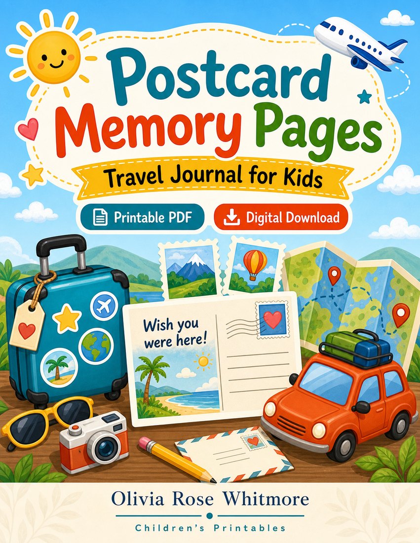 Preview: Postcard Memory Pages