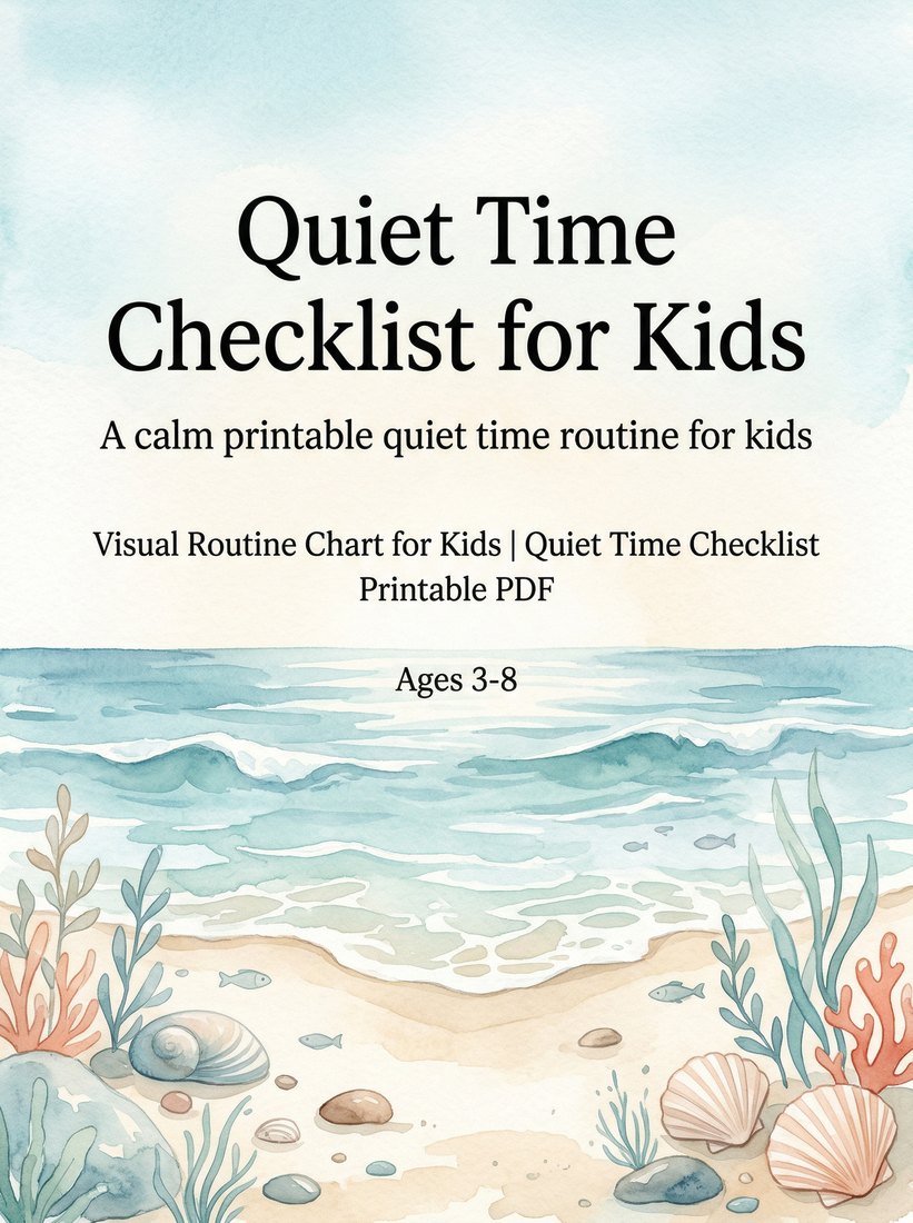 Preview: Quiet Time Checklist for Kids