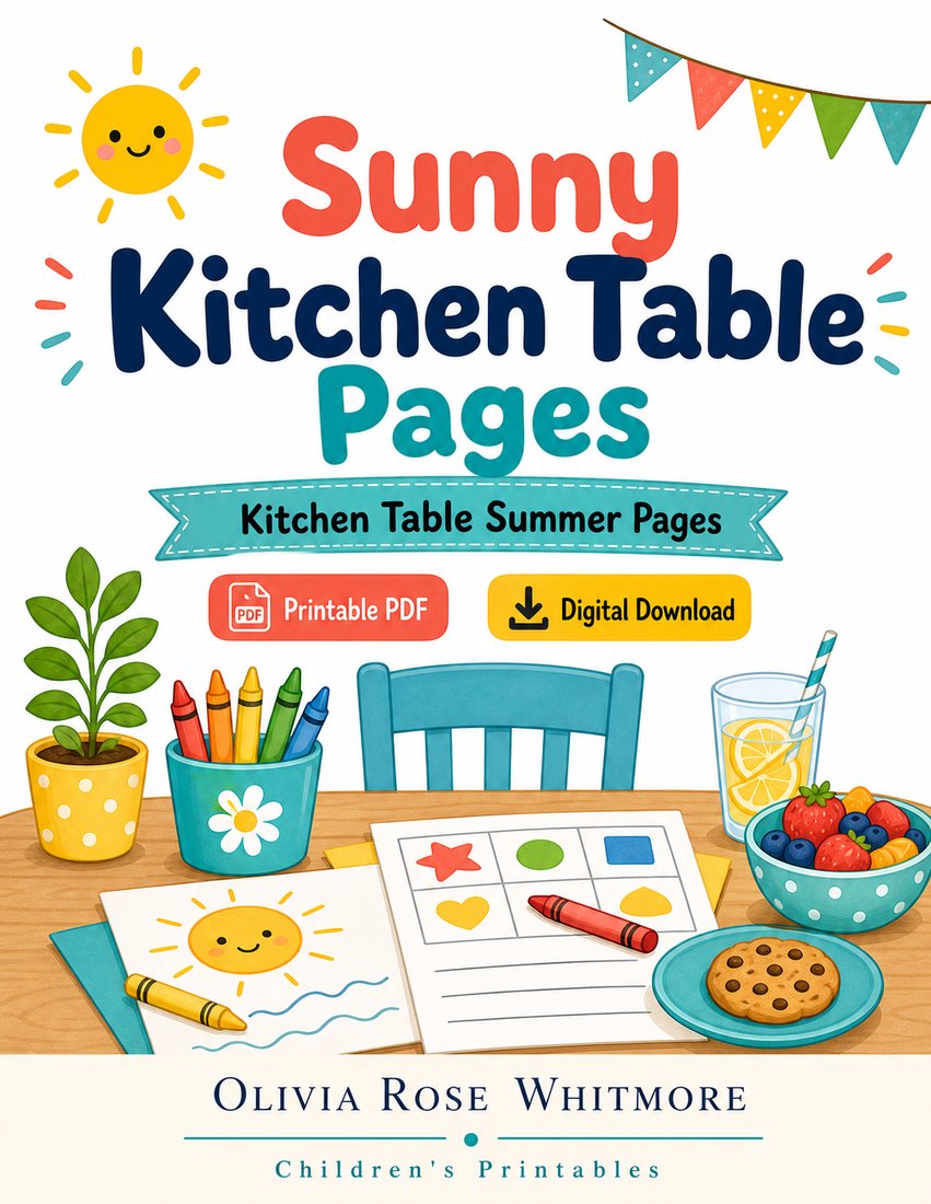 Preview: Sunny Kitchen Table Pages