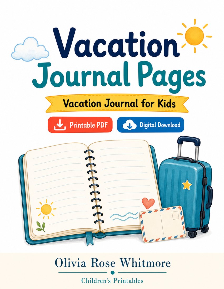 Preview: Vacation Journal Pages