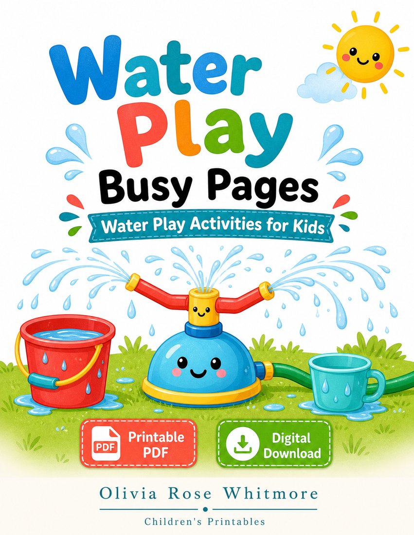 Preview: Water Play Busy Pages